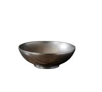 Ciotole da cucina in acciaio inossidabile 304 18-24 cm, colore grigio fiocco di neve, for insalata, dessert, zuppa, contenitore antiscottatura(22cm)