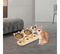 Ciotole da gatto elevato ciotola di cibo per gatti rialzati per cuccioli di