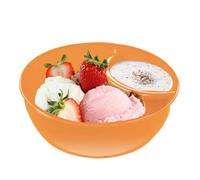 Ciotole di chip and di immersione - da porzione di cereali divisi anti -loggy | Ciotole impilabili per immersione del pane, divisi per insalata, ketchup, zuppa, yogurt e bacche d