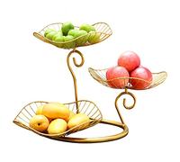 Ciotole di frutta Ciotola di frutta Cesto di frutta Supporto for frutta da cucina, bancone della cucina Tavolo da pranzo Organizzatore for frutta Snack Verdura Piatto di frutta decorativo (Size : Gol