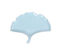 Ciotole di frutta Piatto da frutta creativo a forma di foglia di ginkgo Piatto da dessert Piatto da snack in ceramica Piatto da frutta semplice ed elegante Piatto di frutta decorativo ( Size : Light b