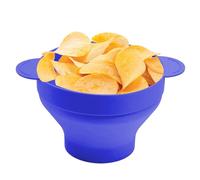 Ciotole di popcorn riutilizzabili, ciotole per popcorn | Popcorn Bowl Hot Air,Silicone Bowl resistente al calore, lavastoviglie e contenitore di cibo pieghevole per la serata del cinema in
