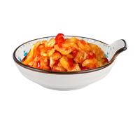 Ciotole Di Salsa A Immergere - Piatto Di Salsa | Piatto Di Salsa Di Ceramica Con Ciotola Colorata In Porcellana Ghiacciata A Mano, Boemia In Ceramica Servizio Per Barbecue Snack Sushi Home Party