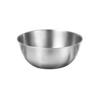 Ciotole in acciaio - Set di ciotole impilabili l'una nell', da cucina in qualità alimentare, da portata con, robusta e lavabile in lavastoviglie per lavare le verdure