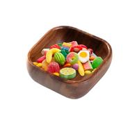 Ciotole in legno, vassoio da portata per snack, noci e snack, per panini, pane, frutta, salse, caramelle, dessert, condimenti, ciliegie