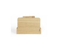 LIVOO Set di taglieri MES142 - 4 taglieri in legno di gomma con manici 26 x 18 cm e supporto