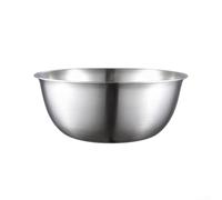 Ciotole multifunzione in acciaio inox per ramen, insalata e cottura al forno, essenziali da cucina (22 cm)