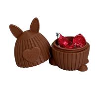 Ciotole per caramelle, con stampa 3D a forma di coniglietto pasquale, per caramelle per ufficio, per casa, feste, tavola, biscotti, snack, noci di zucchero, vacanze, cucina
