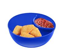 Ciotole per chip e dip - per cereali anti-soggy - per spuntini con sezione dip - Vassoio impilabile per cracker - per pane, patatine, frutta, salsa, colazione e festa