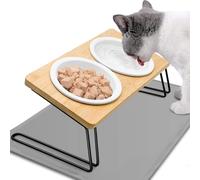 Ciotole per Gatti Rialzate 2 Ciotola per Gatti e Cani in Ceramica Ciotola Gatto