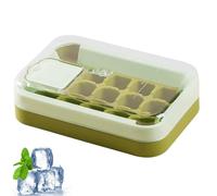 Ciotole per ghiaccio per congelatore con coperchio, ciotole per congelatore - Stampo per ghiaccio in silicone a 15 fori | Riutilizzabile non touch