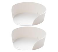 Ciotole per la preparazione degli alimenti - impilabili da 6,1 pollici | Contenitori da cucina in PP - Ciotole pensili riutilizzabili e versatili per verdure - pasti a base di frutta, perfette per il