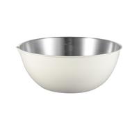 Ciotole Per Mescolare In Cucina Ciotola for mescolare in acciaio inossidabile con ciotola for insalata graduata, bacinella for sbattere le uova e impastare(28cm)