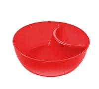 Ciotole per patatine e salse, per cereali, per snack diviso con sezione per salse, vassoio impilabile per cracker, per pane, ciotola divisa per patatine, frutta, salsa, colazione