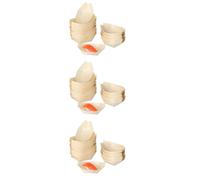 Ciotole per servire snack in legno per mini barca da sushi da 150 pezzi
