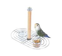 Ciotole Per Uccelli Da Gabbia,Giocattolo TrespoLo Pappagalli | Ciotole Appese Per Uccelli Mangiatoie Per Fringuelli Parrocchetti Sole Grigi Africani Calopsite Conuri Giardino Terrazzo Cortile