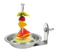 Ciotole Per Uccelli Da Gabbia - Spiedino per Frutta in Acciaio Inossidabile | Alimentatore per Calopsite | Per Gabbia Interna Ed Esterna Di Calopsite Conuro E Altri Animali Domestici