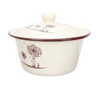 Ciotole Smaltate Ciotola Smaltata Con Coperchio Contenitore Zuppa