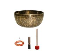 Ciotole Sonore Ciotole originali professionali Full Moon Buddha Sound Bowl fatte a mano Strumento di guarigione sonora Accessori for la meditazione(16CM)