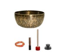 Ciotole Sonore Ciotole originali professionali Full Moon Buddha Sound Bowl fatte a mano Strumento di guarigione sonora Accessori for la meditazione(18CM)