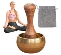 Ciotole sonore, di canto tibetana Mindfulness Bowl | Superture di canti tibetane set a mano martellato di applicazione del suono per meditazione yoga Bilanciamento del chakra