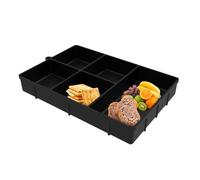 Ciotole Spuntino Per Feste - Scatola In Silicone Con 5 Scomparti,Organizer Per Spuntini E Da Portata | Servire Cibo Dessert Cioccolato Sandwich Caramelle Formaggio Marshmallow Casa Campeggio