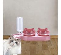 Ciotole triple per gatti, piccole, medie e grandi, per gatti e cani,