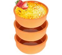 Ciotoline Forno Gres Souffle Sformati Antipasti Tapas - Set 3 Pezzi 200ml