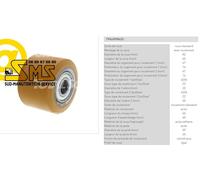 Ciottoli 82 60 60 20 Con Cuscinetto Transpallet Manuale PRAMAC LIFTER GS