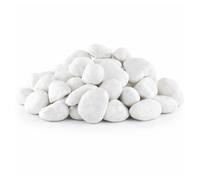 Ciottoli bianchi Sassi da giardino Sacca da 25 kg Diametro 25/40 mm o 40/60 mm