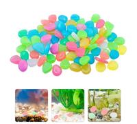 Ciottoli brillanti per giardino esterno, decorazione in resina artificiale, lucide, colorate e luminose, pietre per acquari, per acquari, paesaggistica notturna, sentieri, gradini, cortili, stagni