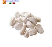 Ciottoli Carrara Bianco Giardino Sassi Decorativi Vasi Aiuole 10-20kg 15/25MM