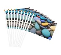 Ciottoli colorati Stampa Convenienza Bandiera Palmare Bandiere leggere Decorazione Interni Esterni Eventi Feste