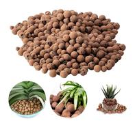 Ciottoli Di Argilla, Ciottoli Di Argilla Per Piante, Clay Pebbles, Pezzatura 8-14mm, 2L, Per Drenaggio, Decorazione, Acquaponica, Coltura Idroponica E Pittura Da Giardinaggio