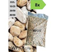 Ciottoli di marmo Giallo Mori - 8 sacchi da 25 kg - sassi gialli giardino