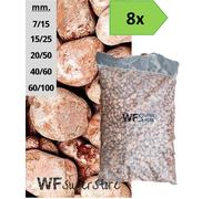 Ciottoli di marmo Rosso Verona - 8 sacchi da 25 kg - sassi rossi giardino