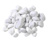 CIOTTOLI IN MARMO BIANCO DI CARRARA PER GIARDINO KG. 25 DIMENSIONI 7/15 PICCOLI