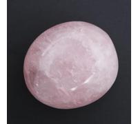 Ciottoli in quarzo rosa da 140 grammi e 55 millimetri, minerale al quarzo rosa del Madagascar, minerale puro, modello unico, pietra ornamentale, pietra di benessere