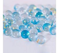 Ciottoli, pietre decorative naturali, Aquarium Glass Beads, Round Glass Beads, Great for Aquarium, Event Wedding Birthday Christmas Decoration Vase Filler Or DIY,50pcs(200pcs)