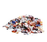 Ciottoli, pietre decorative naturali, Colorful Crystal Decorative Rocks Polished Stones, Gravel Rocks for Plant Flower Pots Succulents Cactus Bamboo Plant Vase Filler Aquarium Fish Tank,2kg,L(1kg,S)