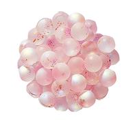 Ciottoli, pietre decorative naturali, Glass Marbles, Glass Stones, Glass Gems Beads, Sea Glass Pebbles for Aquarium Turtle Fish Tank Vase Filler Terrarium Flowerpot Decoration,E,100(F,50)