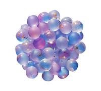 Ciottoli, pietre decorative naturali, Glass Marbles, Glass Stones, Glass Gems Beads, Sea Glass Pebbles for Aquarium Turtle Fish Tank Vase Filler Terrarium Flowerpot Decoration,E,100(D,50)