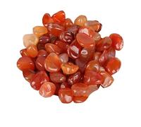 Ciottoli, pietre decorative naturali, Polished Agate Stones Colored Pebbles River Rocks for Plants, Aquarium Rocks, Fish Tank Rocks, Vase Filler Rocks, Landscaping Rocks And DIY Arts,Red(Red)