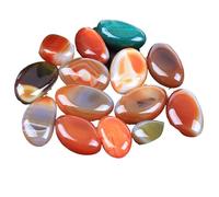 Ciottoli, pietre decorative naturali, Polished Agate Stones Colored Pebbles River Rocks for Plants, Fish Tank Rocks, Aquarium Rocks, Vase Filler Rocks, Landscaping Rocks And DIY Arts,M(M)