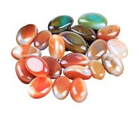 Ciottoli, pietre decorative naturali, Polished Agate Stones Colored Pebbles River Rocks for Plants, Fish Tank Rocks, Aquarium Rocks, Vase Filler Rocks, Landscaping Rocks And DIY Arts,M(S)