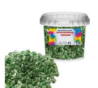 Ciottoli Vetro Pietre Decorative Perline Pepite Gemme 155-160 PZ 1 kg VERDE