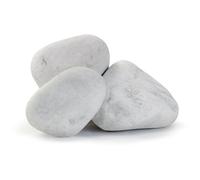 Ciottolo bianco Carrara 60-100 mm 20 kg Bianco carrara
