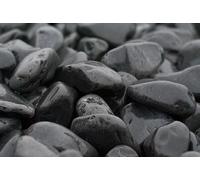 Ciottolo di marmo Nero Ebano 25/40 sacco da 25 kg sassi pietre arredo giardino vasi