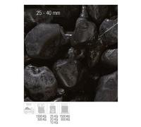 Ciottolo di marmo Nero Ebano sacco da 25 kg sassi pietre arredo giardino vasi