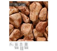 Ciottolo di marmo Rosso Verona sacco da 25 kg sassi pietre arredo giardino vasi